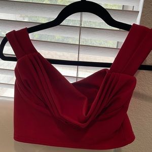 Beautiful red tank top blouse